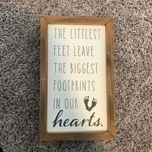 Baby decor wooden sign